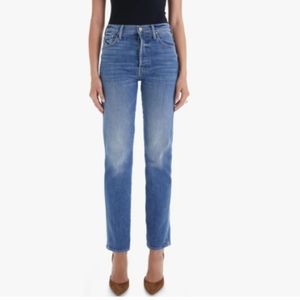 MOTHER HIGH WAISTED DOUBLE HIKER SKIMP JEANS